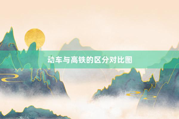 动车与高铁的区分对比图